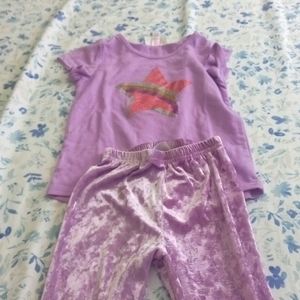 Toddler girl pajamas set